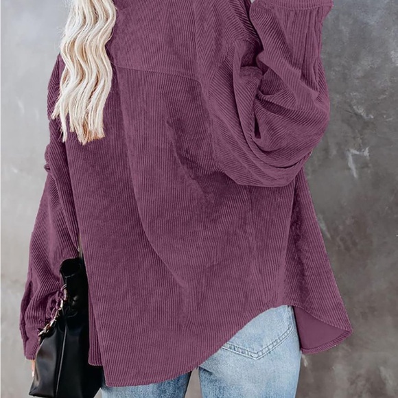 Corduroy shacket/button up - Picture 2 of 8